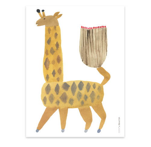 OYOY Noah Giraffe Poster - Baby Fox Baby Boutique