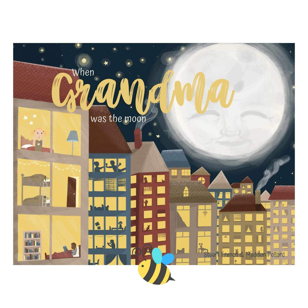When Grandma was the Moon -A heart-warming kids' book about death and loss. - Baby Fox 